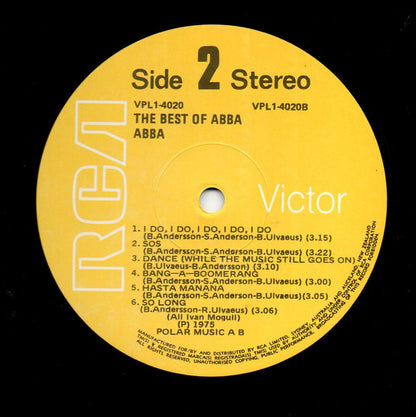 ABBA : The Best Of ABBA (LP, Comp)