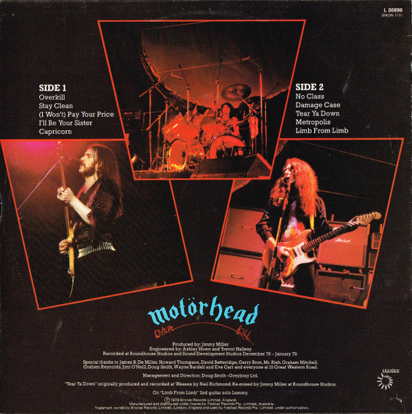 Motörhead : Overkill (LP, Album)
