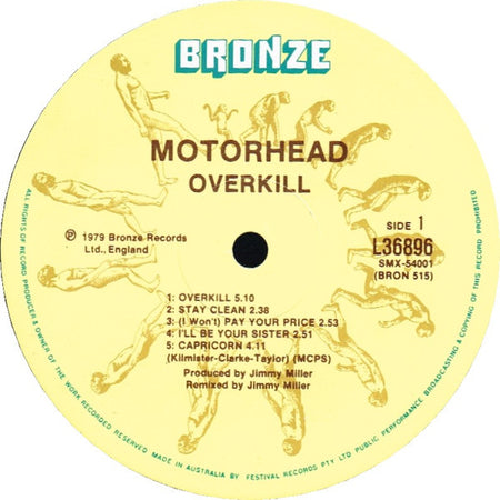 Motörhead : Overkill (LP, Album)