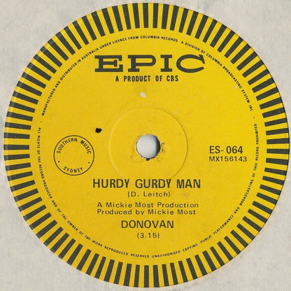 Donovan : Hurdy Gurdy Man (7", Single)