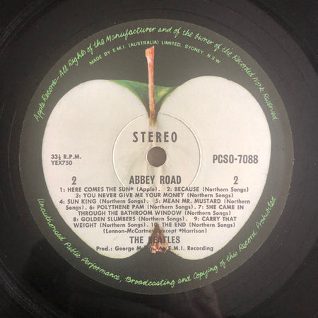 The Beatles : Abbey Road (LP, Album, Dra)