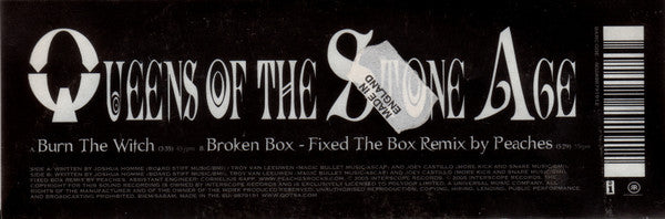 Queens Of The Stone Age : Burn The Witch (7", Single, Pic)
