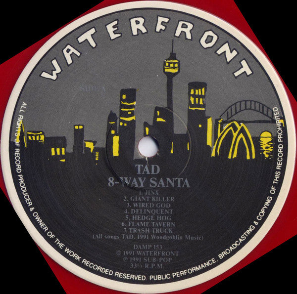 Tad : 8-Way Santa (LP, Album, Red)