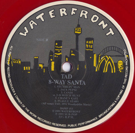 Tad : 8-Way Santa (LP, Album, Red)