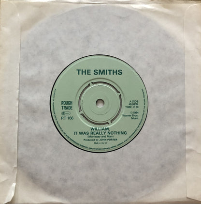 The Smiths : William, It Was Really Nothing (7", Single, Pus)