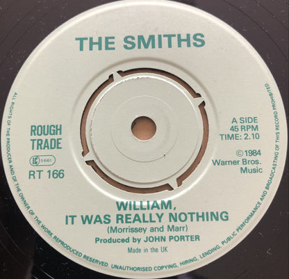 The Smiths : William, It Was Really Nothing (7", Single, Pus)