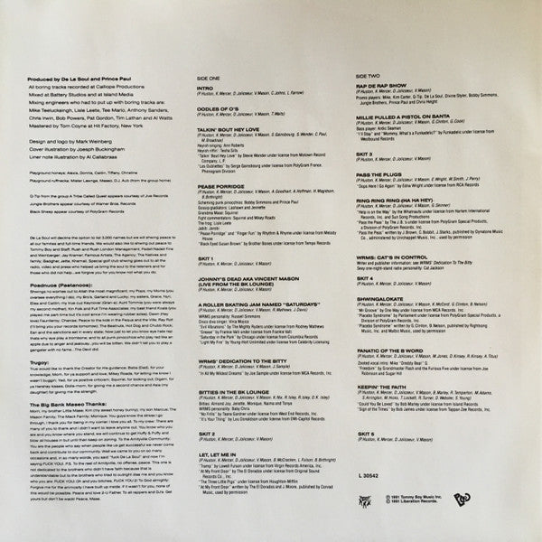 De La Soul : De La Soul Is Dead (LP, Album)