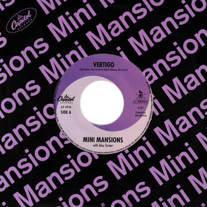 Mini Mansions With Alex Turner : Vertigo (7", Single, Jukebox, Ltd, Ora)