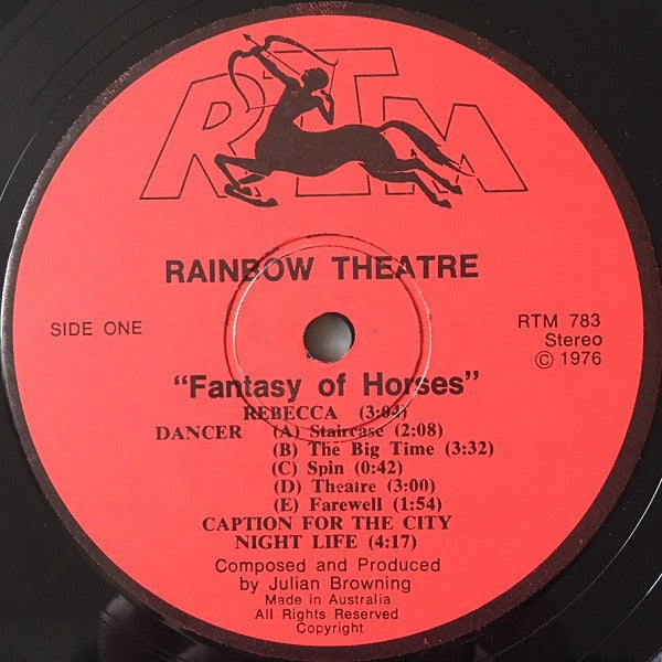 Rainbow Theatre : Fantasy of Horses (LP)