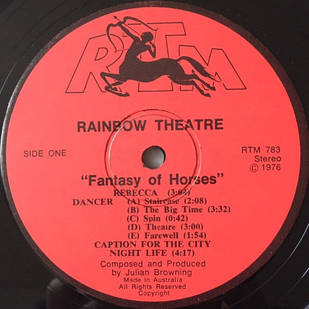 Rainbow Theatre : Fantasy of Horses (LP)