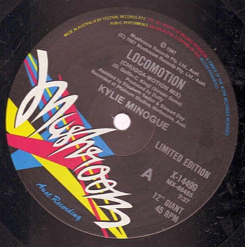 Kylie* : Locomotion - Chugga-Motion Mix (12", Single, Ltd)