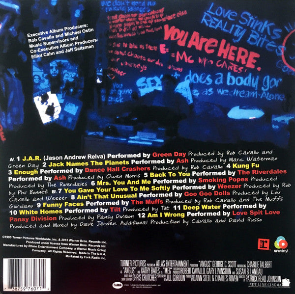 Various : Angus - Music From The Motion Picture (LP, Comp, Ltd, RE, Cle)