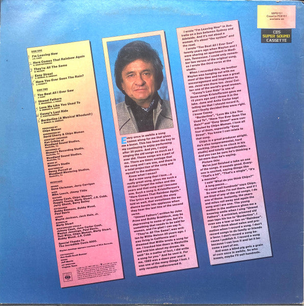 Johnny Cash : Rainbow (LP, Album)
