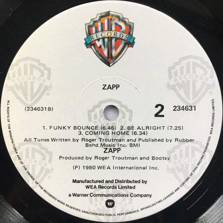 Zapp : Zapp (LP, Album)
