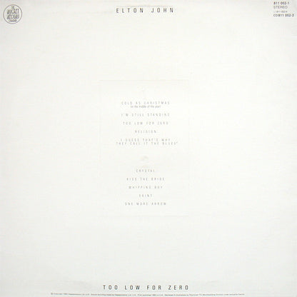Elton John : Too Low For Zero (LP, Album)