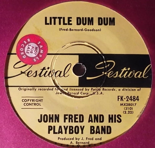 John Fred & His Playboy Band : Little Dum Dum (7", Single)