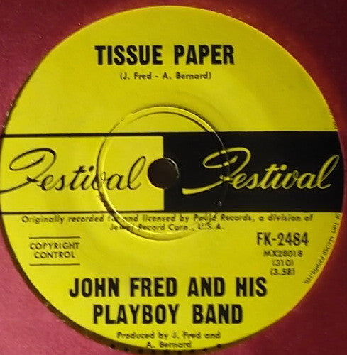 John Fred & His Playboy Band : Little Dum Dum (7", Single)