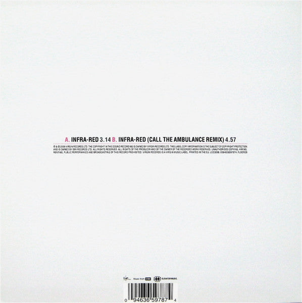 Placebo : Infra-Red (7", Single, Ltd, Whi)