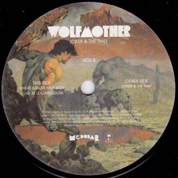 Wolfmother : Joker & The Thief (7", Single)