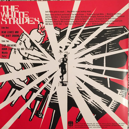 The White Stripes : Dead Leaves And The Dirty Ground (7", Single, M/Print, RE)