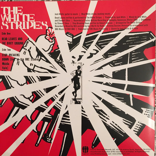 The White Stripes : Dead Leaves And The Dirty Ground (7", Single, M/Print, RE)