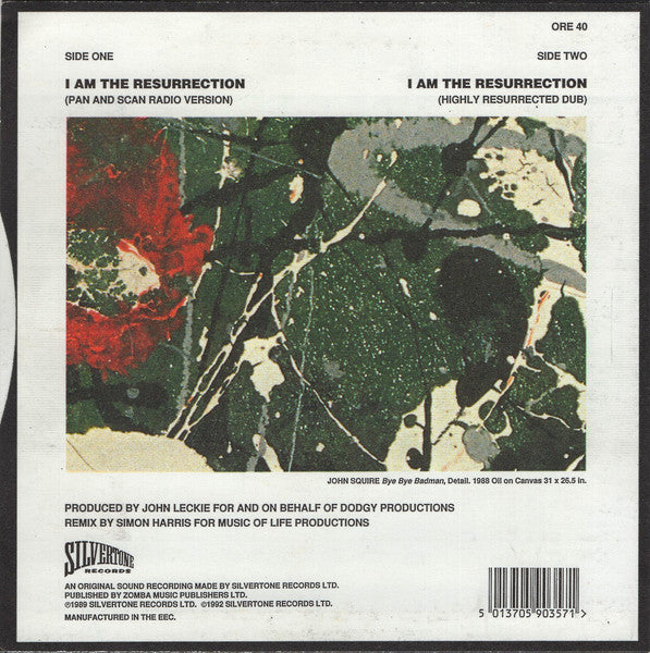 The Stone Roses : I Am The Resurrection (7", Single)
