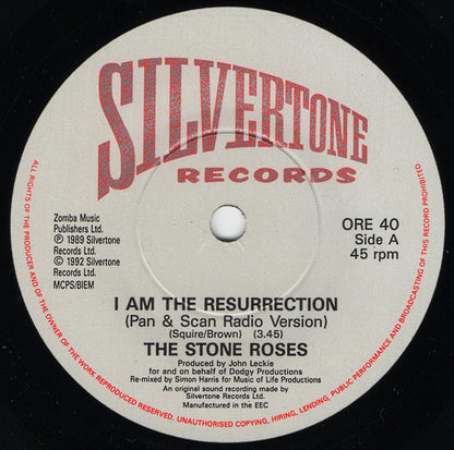 The Stone Roses : I Am The Resurrection (7", Single)