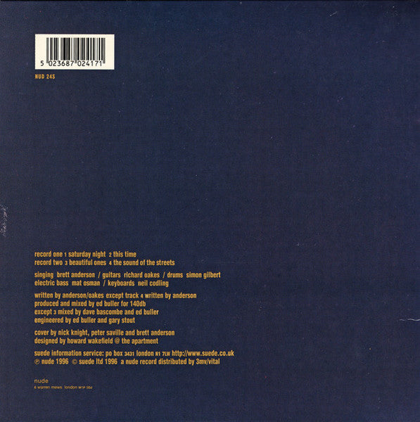 Suede : Saturday Night / Beautiful Ones (2x7", Single, Ltd)