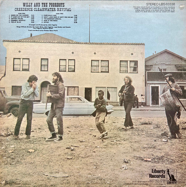 Creedence Clearwater Revival : Willy And The Poor Boys (LP, Album, RE, Tex)