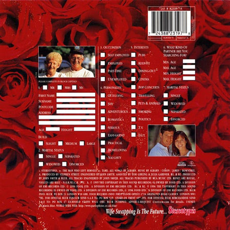 Blur : Stereotypes (7", Single, S/Edition, Pin)