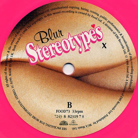 Blur : Stereotypes (7", Single, S/Edition, Pin)