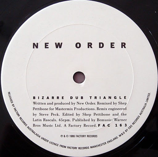 New Order : Bizarre Love Triangle (12")
