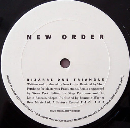 New Order : Bizarre Love Triangle (12")