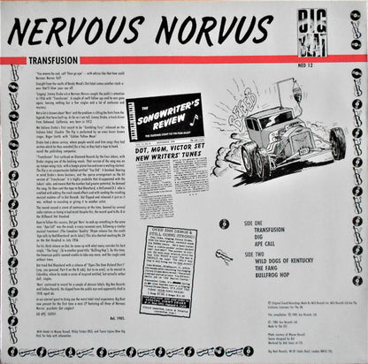 Nervous Norvus : Transfusion (12", Comp, Mono)