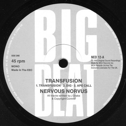 Nervous Norvus : Transfusion (12", Comp, Mono)