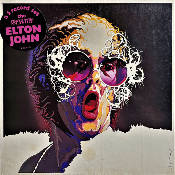 ELTON JOHN - The Definitive Elton John (VG+/VG+) Vinyl - JWrayRecords