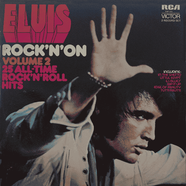 ELVIS PRESLEY - Rock 'N' On Volume 2 25 All - Time Rock 'N' Roll Hits (VG+/VG+) Vinyl - JWrayRecords