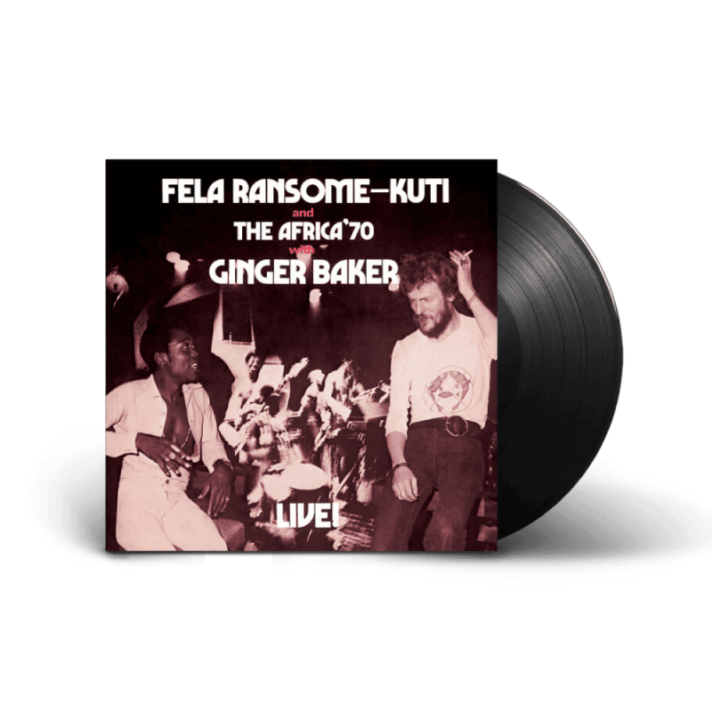FELA KUTI & THE AFRICA '70 With GINGER BAKER - Live! Vinyl - JWrayRecords
