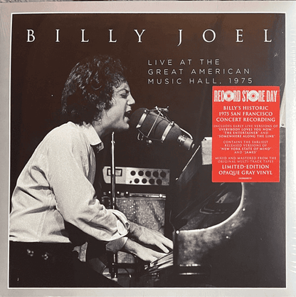 BILLY JOEL - Live At The Great American Music Hall 1975 RSD23 Vinyl - JWrayRecords