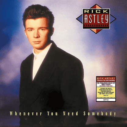 RICK ASTLEY - Whenever You Need Somebody Vinyl - JWrayRecords