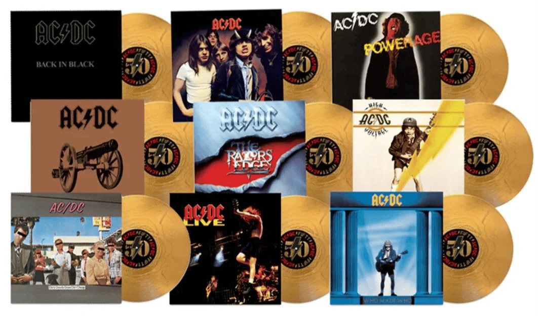 AC/DC - Gold Record Batch 1 Bundle Vinyl - JWrayRecords