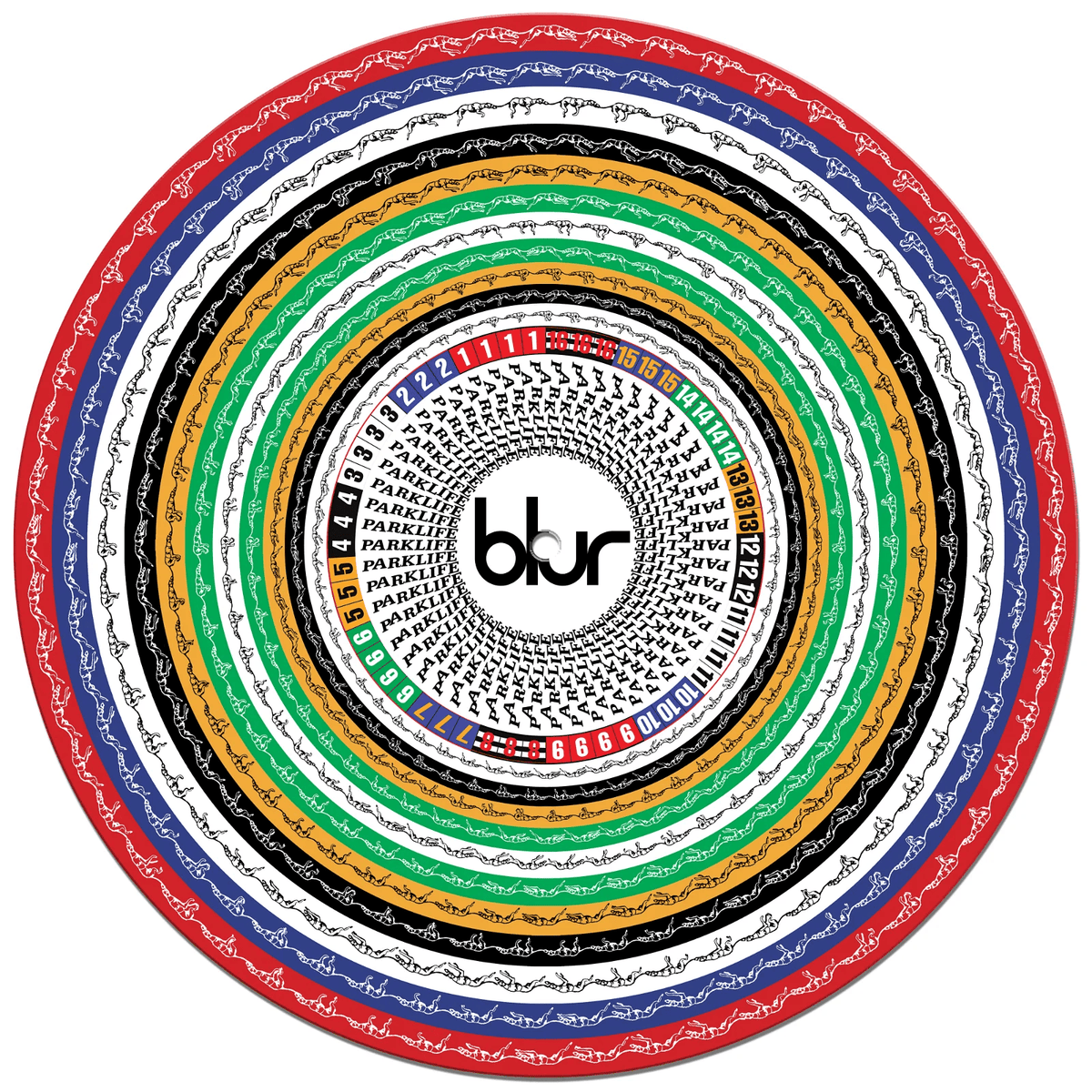 BLUR - Parklife RSD24 Zoetrope Vinyl - JWrayRecords