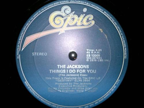 THE JACKSONS - Shake Your Body Down To The Ground VG/GEN) Vinyl - JWrayRecords