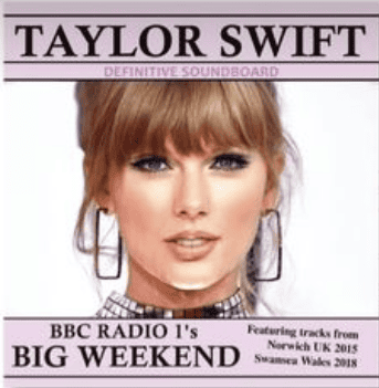 TAYLOR SWIFT - BBC Radio 1's Big Weekend Unofficial Vinyl - JWrayRecords