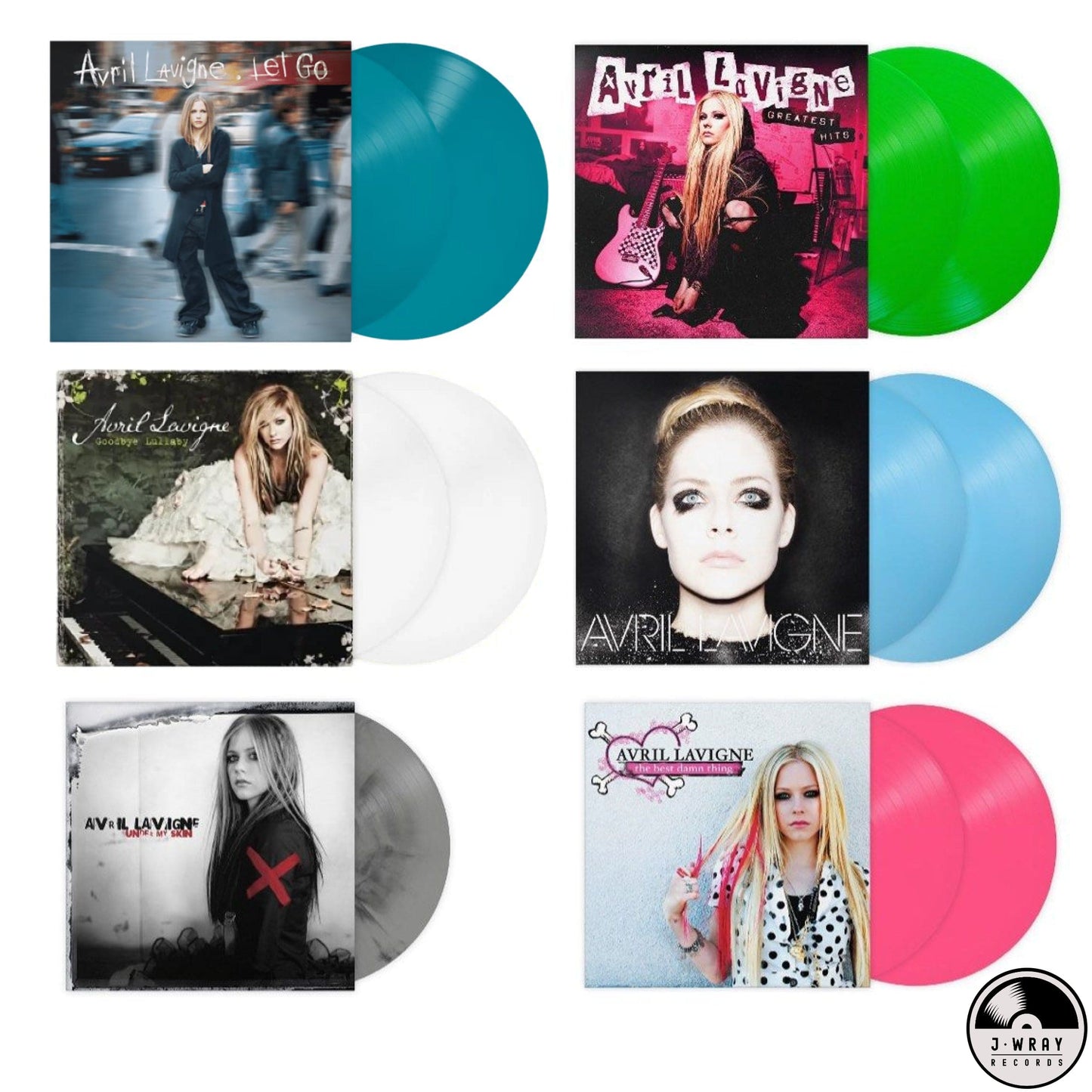 AVRIL LAVIGNE - Coloured Vinyl Bundle - JWrayRecords