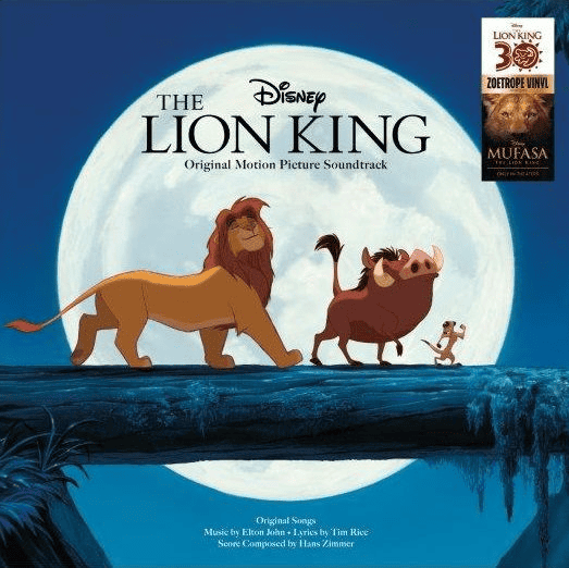 THE LION KING Soundtrack (30th Anniversary) Vinyl - JWrayRecords