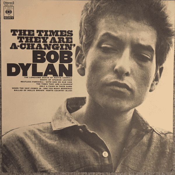 BOB DLYAN - The Times They Are A-Changin' (NM/VG) Vinyl - JWrayRecords