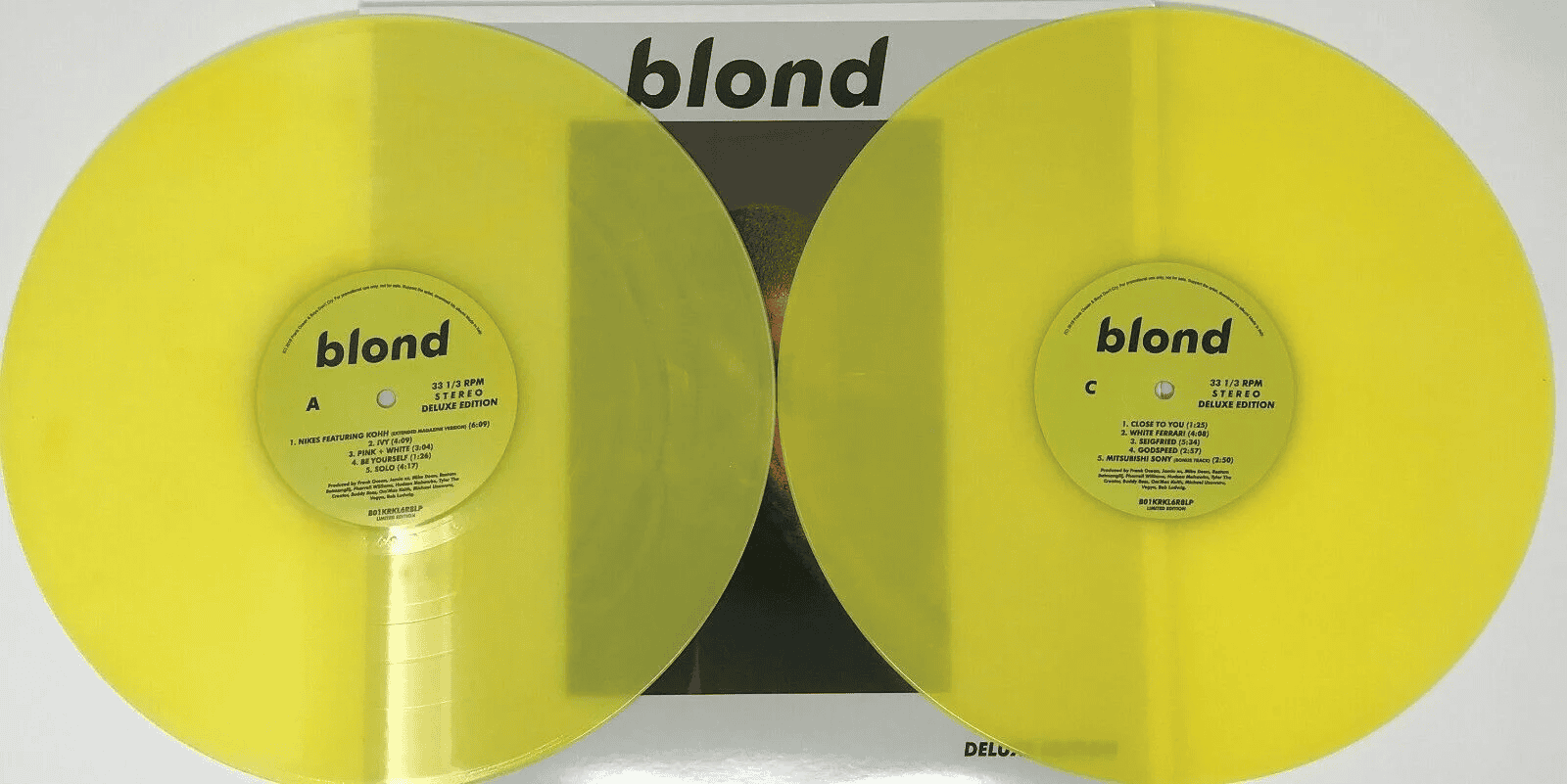 Frank Ocean - Blond - Deluxe Edition (White Cover) Italy deals Import LP Vinyl Record