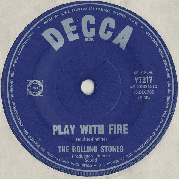 THE ROLLING STONES - The Last Time / Play With Fire (NM/GEN) 7" Single Vinyl