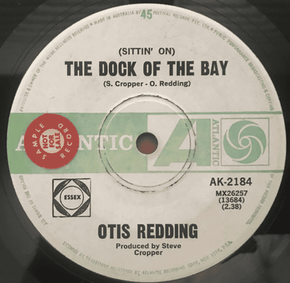 OTIS REDDING -  (Sittin' On) The Dock Of The Bay / Sweet Lorene 7" Single (NM/GEN) Vinyl